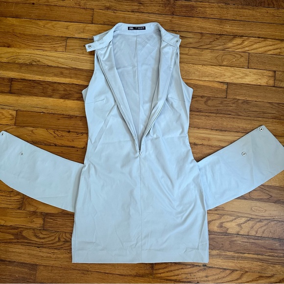 NWOT Zara Belted Shorted Dress with Pockets - Picture 4 of 5